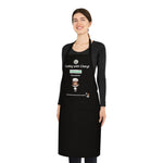 Cute Cartoon Chef Cotton Apron, Gift for Cooking Lovers, Kitchen Decor, Baking Apron, Fun Kitchen Accessory, Holiday Gift, Chef Outfit