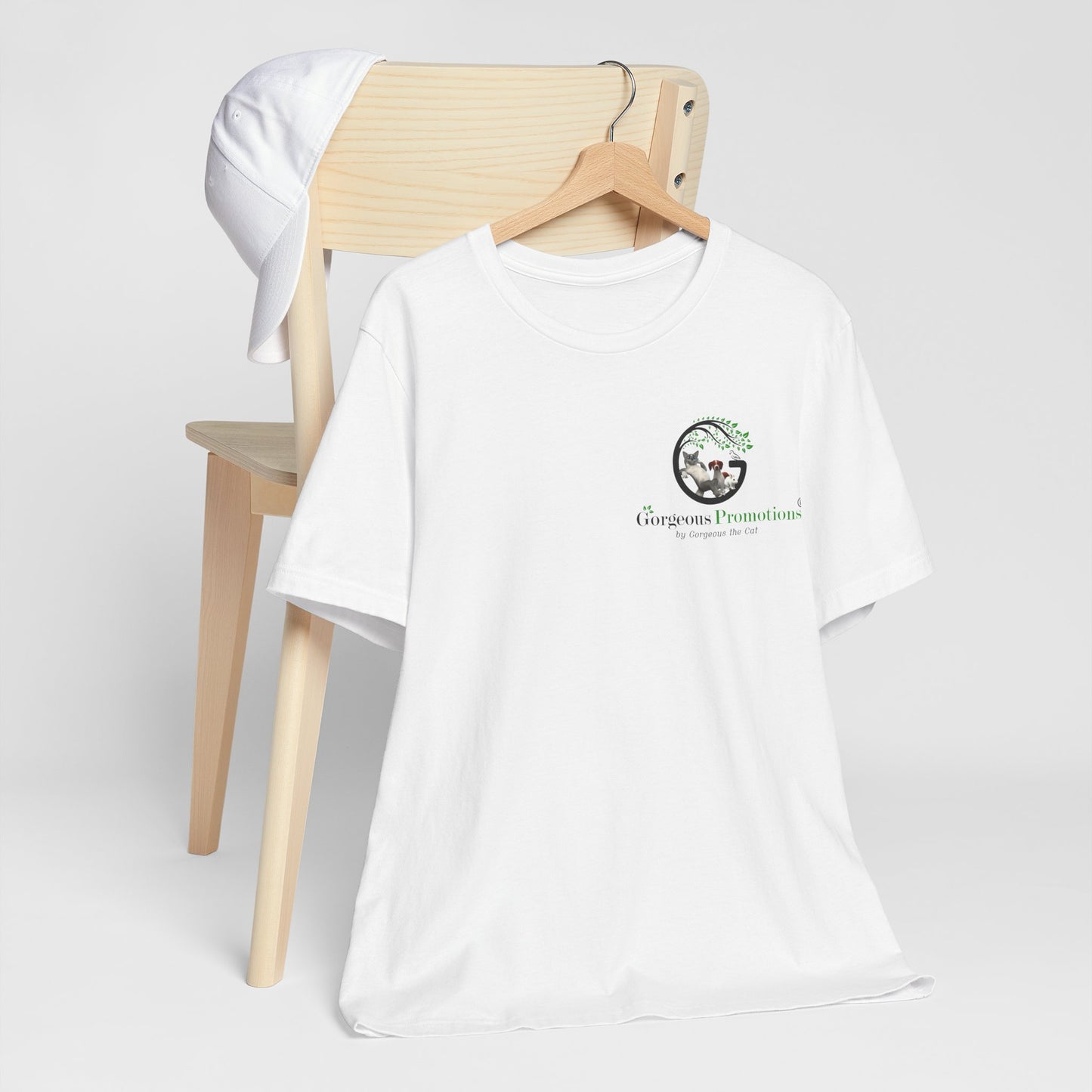 White Unisex Jersey Short Sleeve Tee | by Gorgeous Promotions| Just Have Fun
