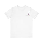 White Unisex Jersey Short Sleeve Tee with Science Doctor Explains