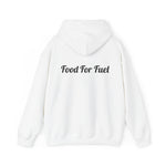 White Unisex Heavy Blend™ Hooded Sweatshirt | Science Doctor Explains - Food For Fuel