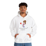 White Unisex Heavy Blend™ Hooded Sweatshirt | Science Doctor Explains - Food For Fuel