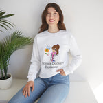 Unisex Heavy Blend™ Crewneck Sweatshirt | White | Science Doctor Explains - Water For Life