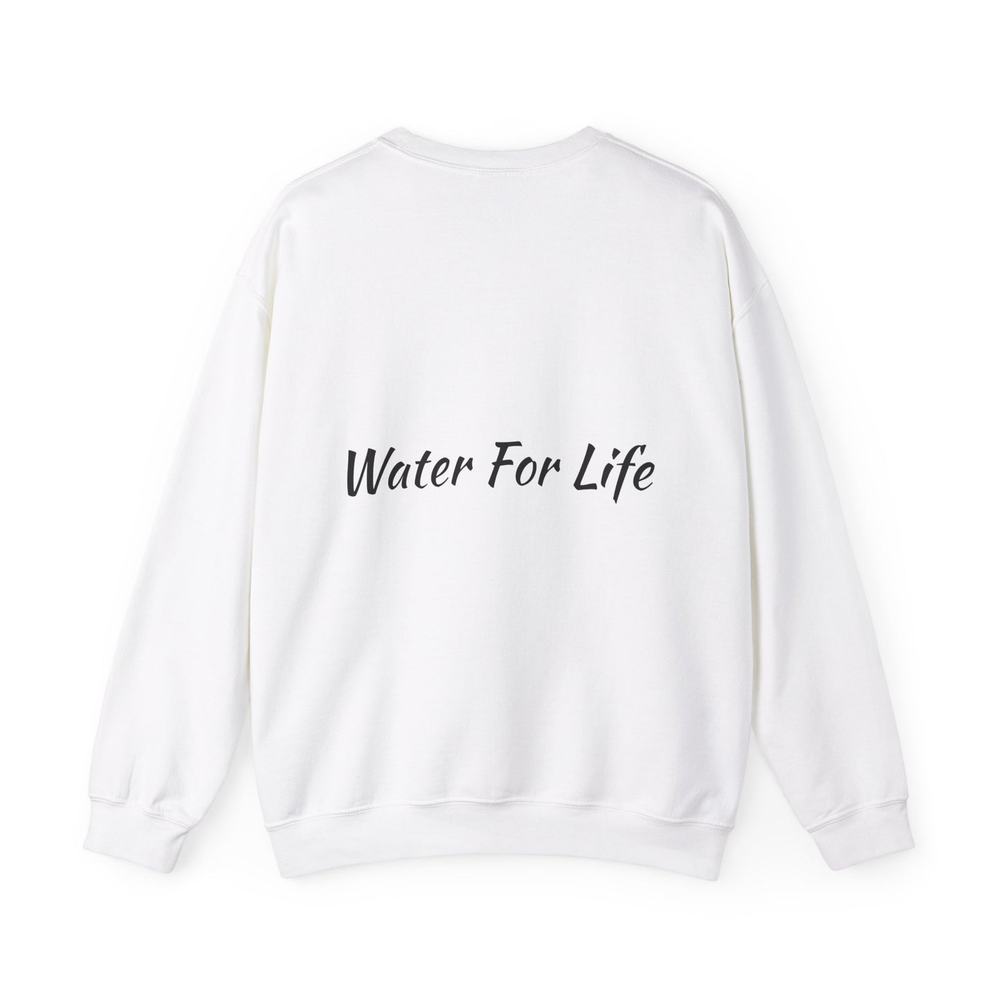 Unisex Heavy Blend™ Crewneck Sweatshirt | White | by Science Doctor Explains - Water For Life