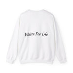 Unisex Heavy Blend™ Crewneck Sweatshirt | White | by Science Doctor Explains - Water For Life