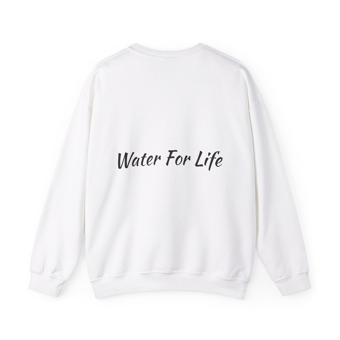 Unisex Heavy Blend™ Crewneck Sweatshirt | White | Science Doctor Explains - Water For Life