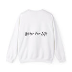 Unisex Heavy Blend™ Crewneck Sweatshirt | White | Science Doctor Explains - Water For Life