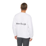 Unisex Heavy Blend™ Crewneck Sweatshirt | White | Science Doctor Explains - Water For Life