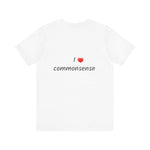 White Unisex Jersey Short Sleeve Tee | by Gorgeous Promotions